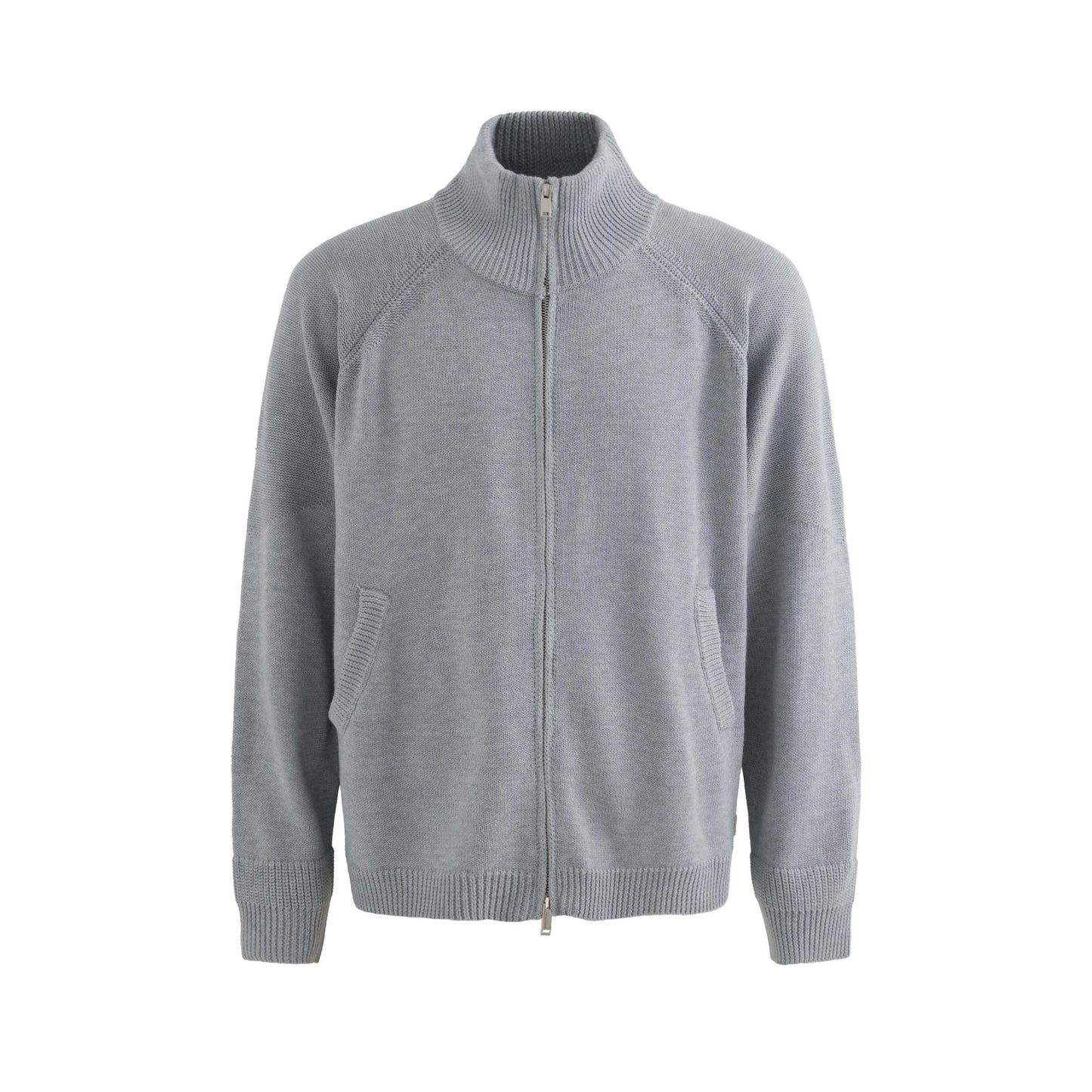 Streetwear Style Color-block Stripe Button Detail Sweater Unisex Trendy Loose Casual Knitwear